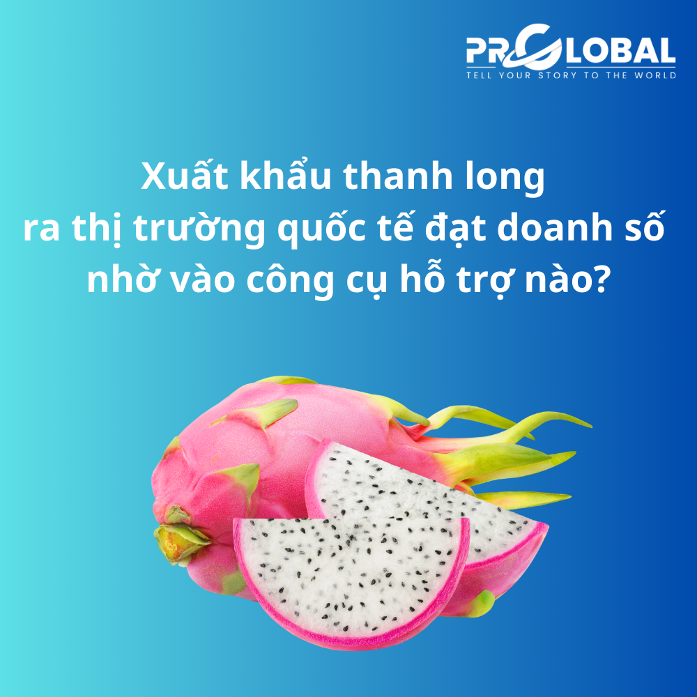 Xuất khẩu thanh long ra quốc tế đạt doanh số nhờ vào công cụ hỗ trợ nào?