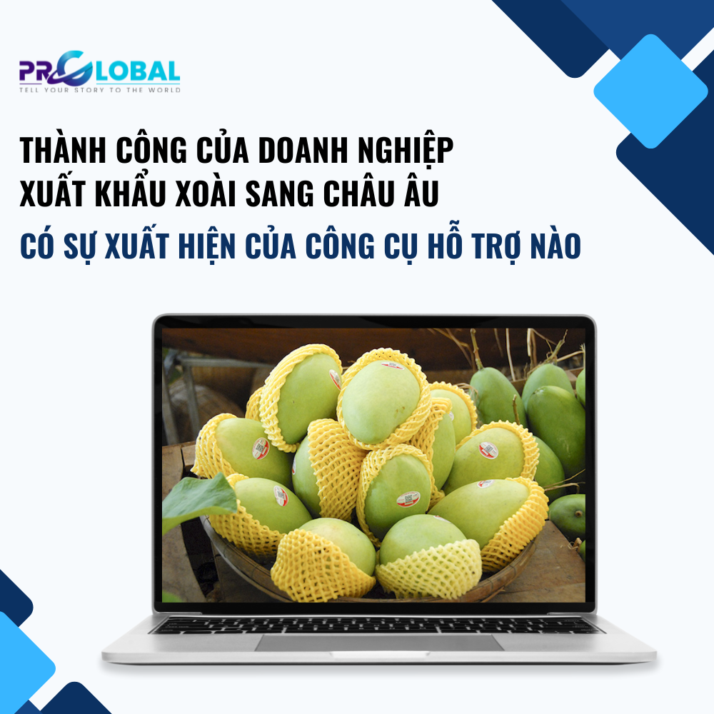 Thành công của doanh nghiệp xuất khẩu xoài sang Châu Âu có sự xuất hiện của công cụ hỗ trợ nào